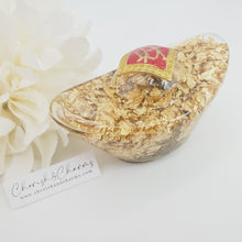 Load image into Gallery viewer, Gold Flakes Ingot with writing - Blessed
